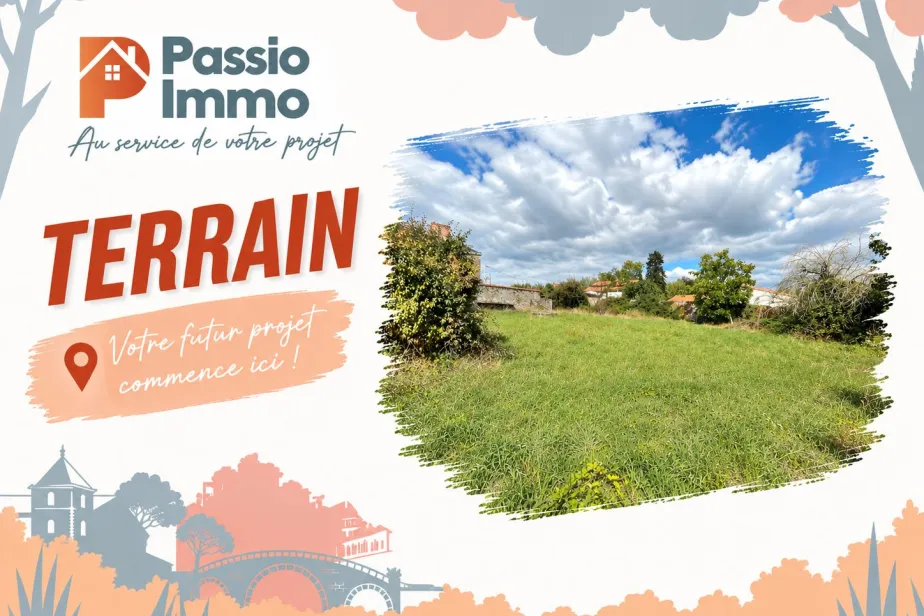 Terrain constructible 550 m², Clisson, Passio Immo
